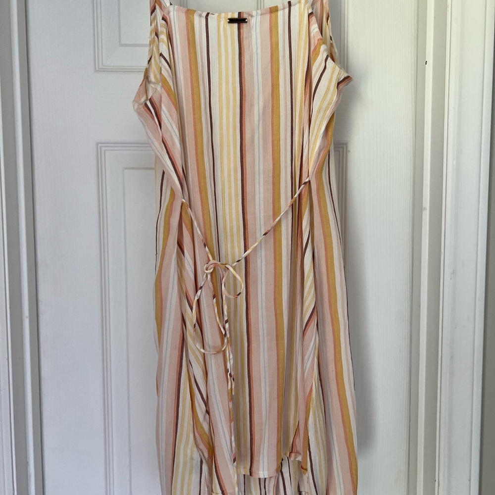 Billabong striped shirt dress L worn once - Picture 3 of 4